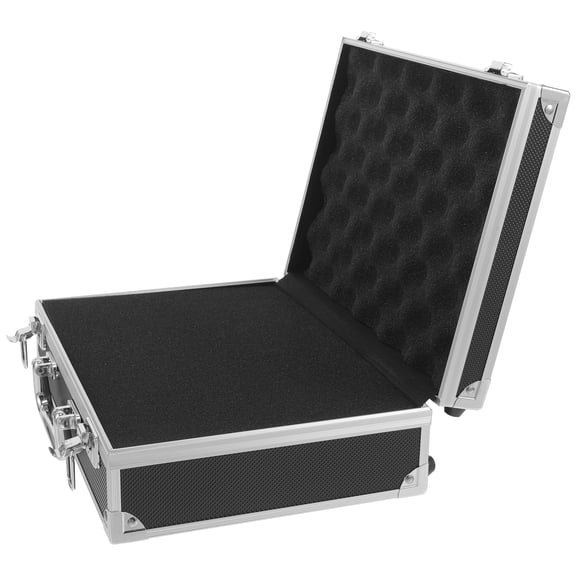 OATIPHO Aluminum Alloy Briefcase Portable Tool Case with Sponge Lining for Secure Storage and Easy Transport