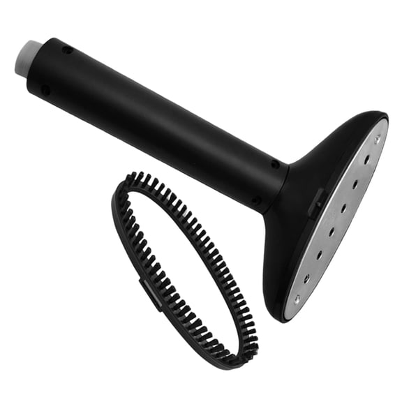 OATIPHO Hand Held Steamer Garment Steamer Nozzle Black Stainless Steel Brush Design For Household Users 1Set