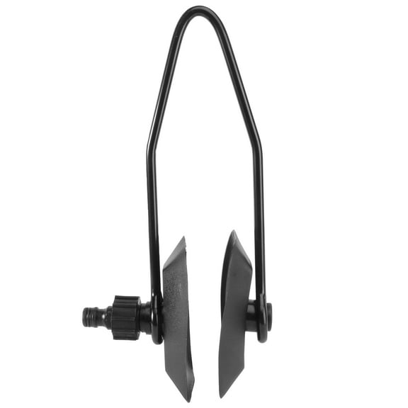 OATIPHO Boat Motor Flusher with Quick Slide Muffs Cup and Standard Hose Connection in Black