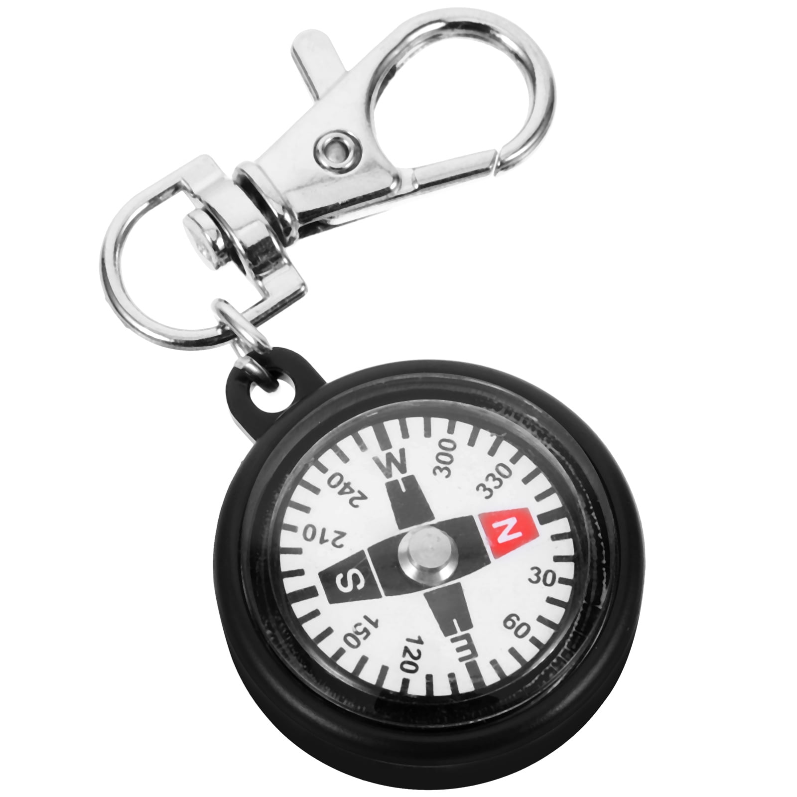 OATIPHO Portable Plastic Compass Keychain Small Lightweight Outdoor ...