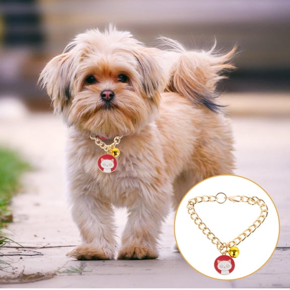 MUSEYA Cartoon Design Cat Collar with Pendant 2pcs Comfortable Fit for Photo Props and Pet Costumes