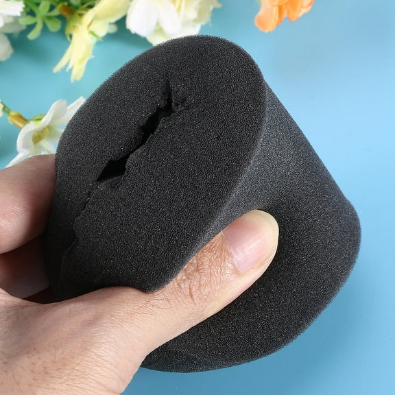 OATIPHO Car Polishing Pad Black with Dense Grip for Smooth Application on Vinyl Rubber and Plastic