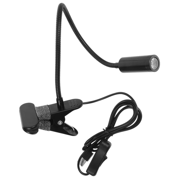 OATIPHO Clip On Bed Light LED Reading Light Black 1Pack 2.5x7Cm