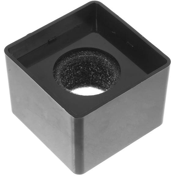 MUSEYA Clip on Microphone Circle Reporter Microphone Prop Plastic Black 1Set for Men and Women