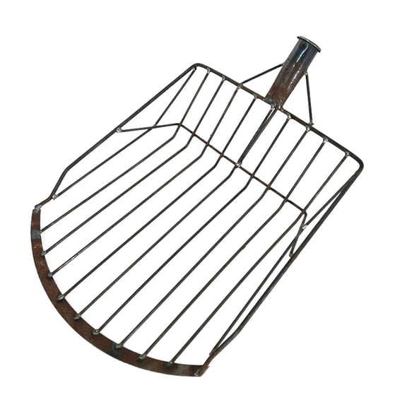 OATIPHO 1Pcs Grain Scoop Shovel Sieve Iron for Corn Harvesting by Farmers Tool