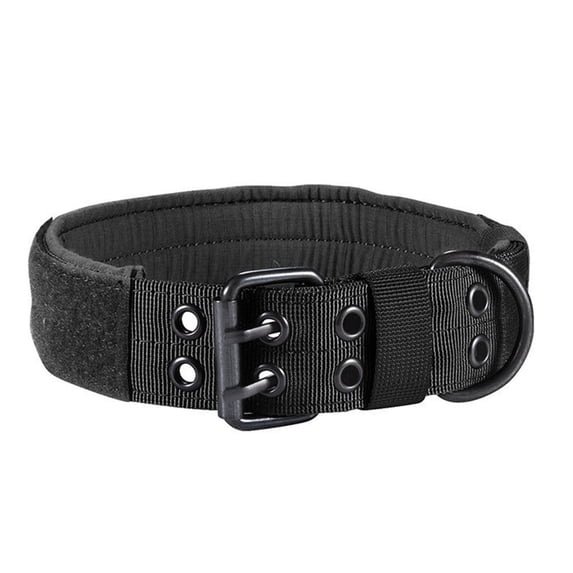 MUSEYA Collars for Dogs Dog Collar Nylon Tactical Adjustable for Outdoor Activities 1Set