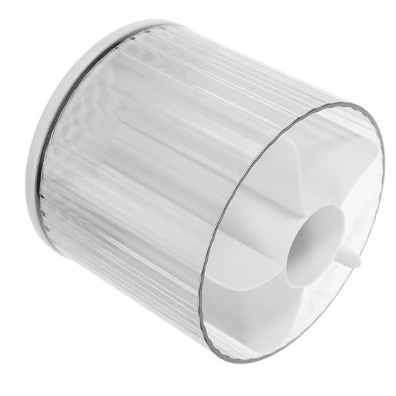 MUSEYA Convenient Pencil Holder for Home Minimalist White Plastic 1Pcs