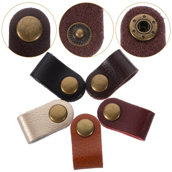 OATIPHO Cable Management Strap for Cord Organizer with Snap Button Assorted Color Durable