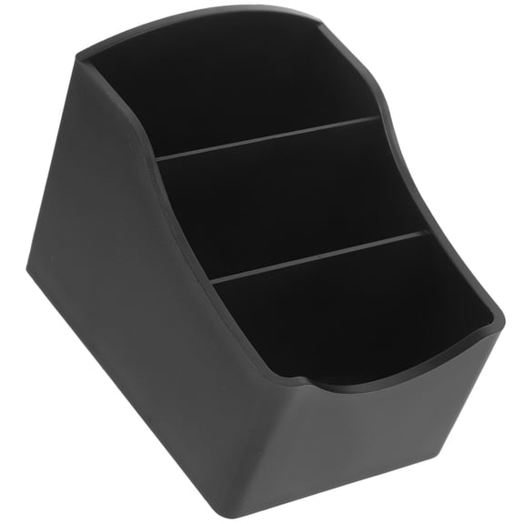 OATIPHO Black Coffee Bar Counter Organizer with Multiple Compartments for Tea Bag and Sugar Packet Storage