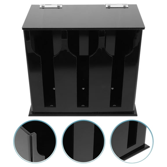 OATIPHO Cutlery Holder Cutlery Dispenser Black 1Pack