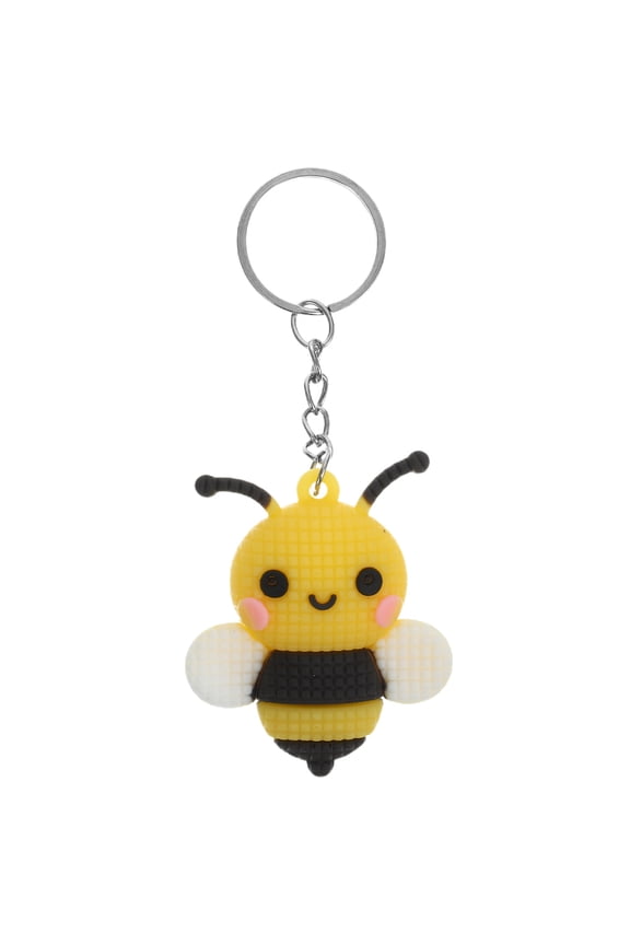 Bee Theme Keychain Decor Versatile Use Metal Gift For Women 1Set
