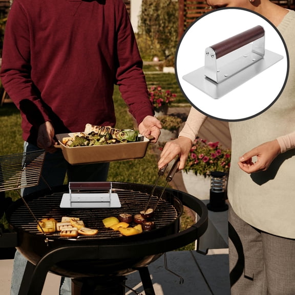 OATIPHO Kitchen Burger Patty Maker Burger Press Stainless Steel 1Pack