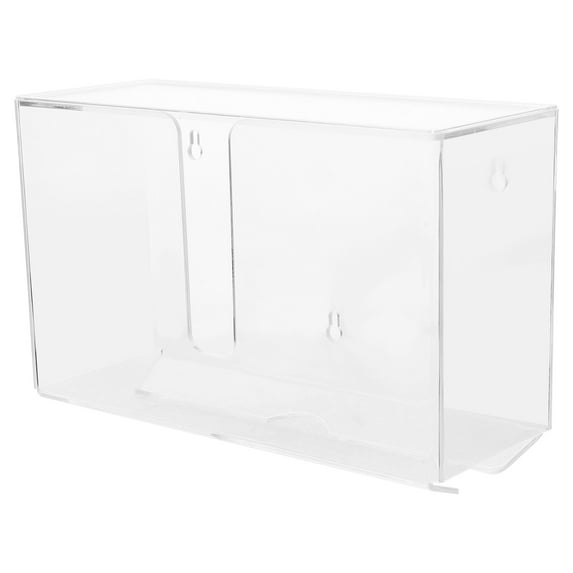 OATIPHO Clear Napkin Holder Wall Mount Paper Towel Dispenser Plastic 1Set