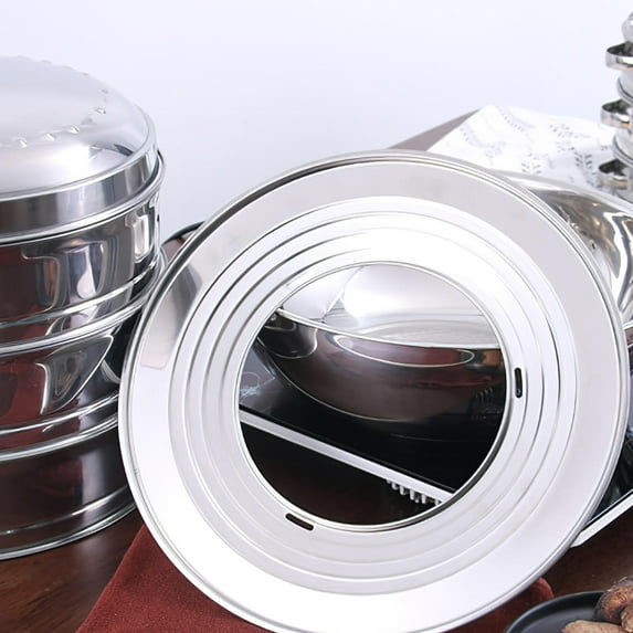 OATIPHO Round Stainless Steel Steamer Rack, Multi-Functional for Steaming Baking, Silver