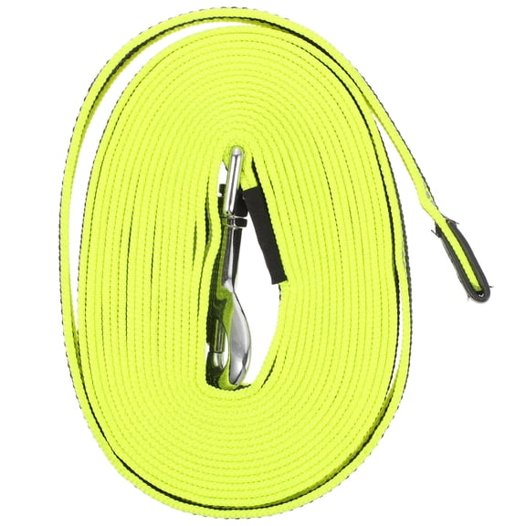 OATIPHO Portable Yellow Outdoor Dog Leash Rope with Comfortable Handle for Walking and Training
