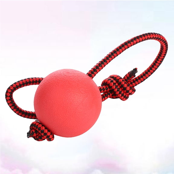 OATIPHO balls for dogs Molar Ball Rubber Red 1Set for Separation Time