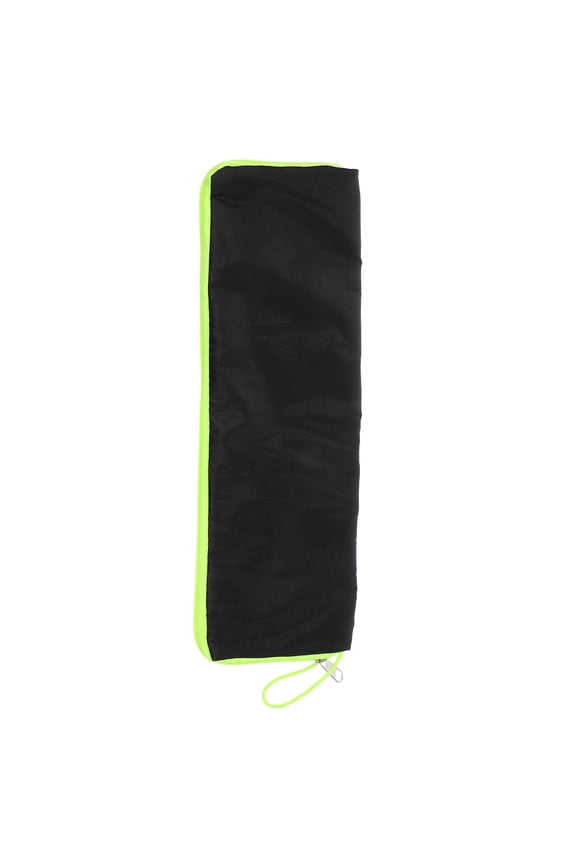 Portable Foldable Umbrella Pouch in Green with Fiber Construction and Zipper Closure