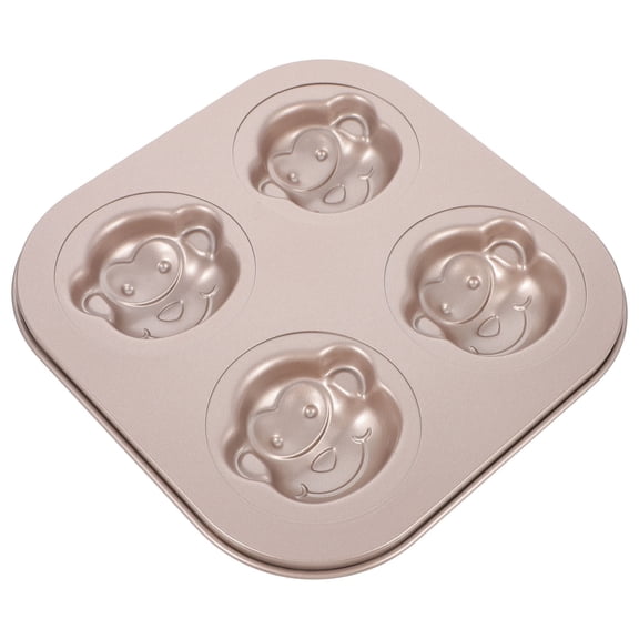 OATIPHO Home Use Golden Carbon Steel Cake Baking Mold with Easy Demould Feature