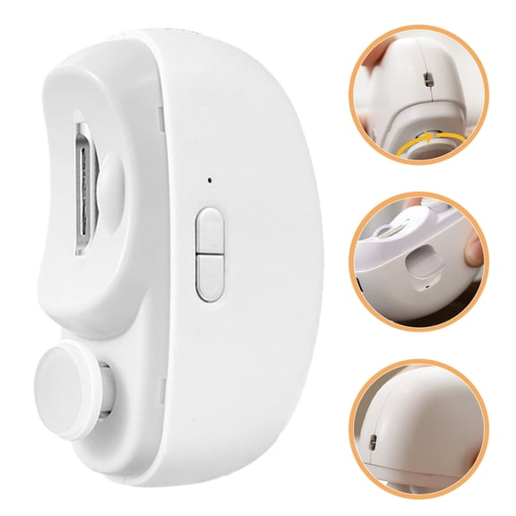 MUSEYA Electric Auto Nail Clipper Polishing Tool for Daily Grooming 1Pack