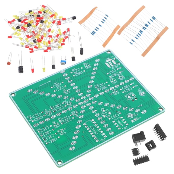 OATIPHO LED Light DIY Electronic Kit Explosion Light Set Assorted Color Adjustable Speed Teaching Electronic 1 Set