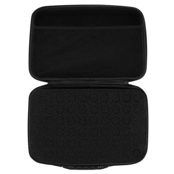 MUSEYA Essential Oil Carry Case Black EVA Storage for Friends 1Pack