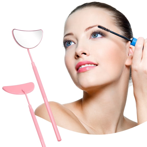 OATIPHO Premium Glass and Stainless Steel Lash Mirror for Salon Use 2Pcs