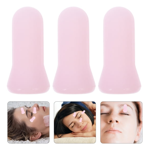 MUSEYA Facial Tools Silicone Cups Pink For Moisture Absorption 12Pcs