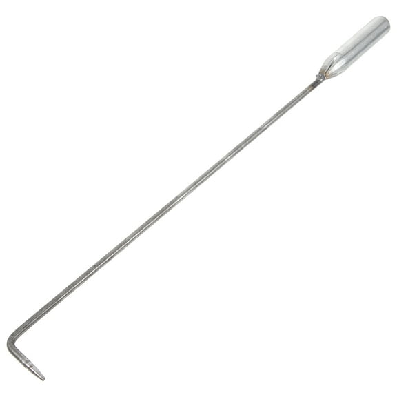 OATIPHO Iron Fire Poker, Silver, Long Handle, Convenient and Practical for Home and Bbq