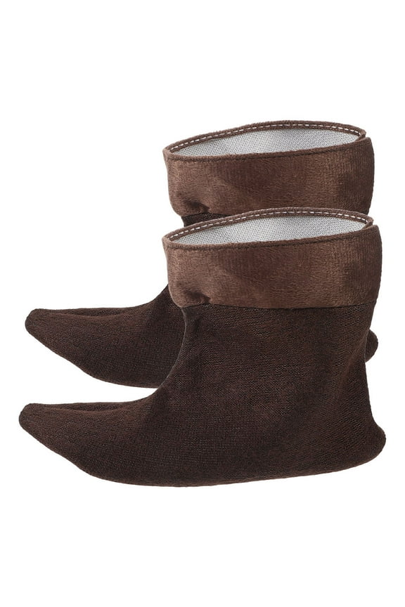 1Pair Universal Fit Black Warm Plush Boot Liners Insulated Replacement Inserts for Rain Boots