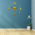 thumbnail image 1 of MUSEYA Frameless Wall Clock Decorative Metal Water Resistant Home Decorations for Office 1Pcs, 1 of 8