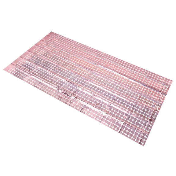 OATIPHO Foil Fringe Curtain Backdrop in Pink for Birthday Party Decoration and Disco Streamer Backdrop