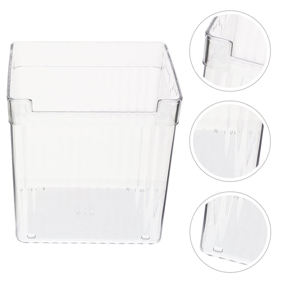 OATIPHO Transparent Fridge Side Door Organizer with Strong Wear Resistance for Kitchen Storage