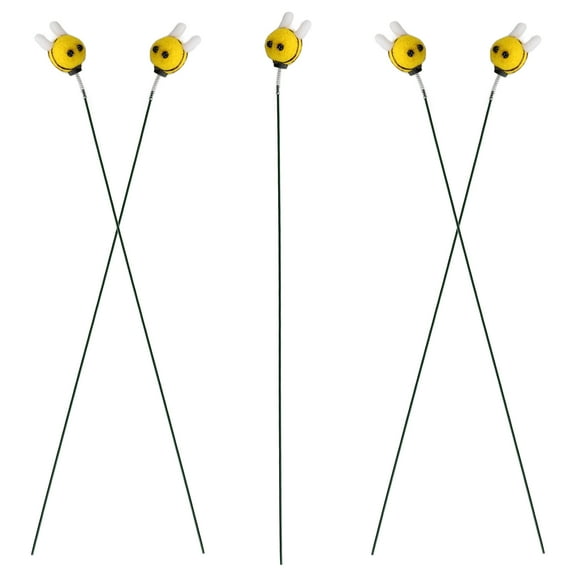 MUSEYA Durable Yellow Bee Shape Decor for Garden and Lawn Decoration