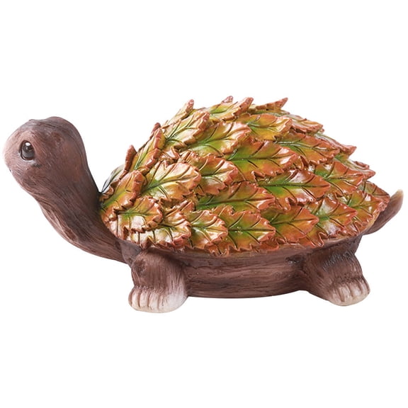 OATIPHO Multicolor Resin Tortoise Garden Statue for Outdoor Yard Lawn and Pond Decoration