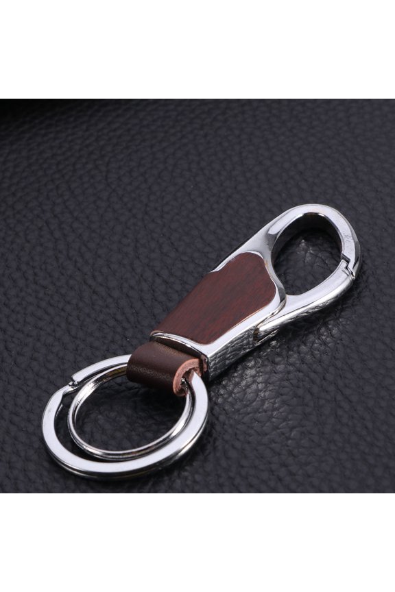Genuine Brown Keychain for Key Organization with Metal Features Stylish Design and Maximum Durability