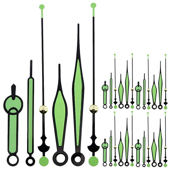 OATIPHO Creative Glowing Clock Hands for Wall Clock Making 10Sets