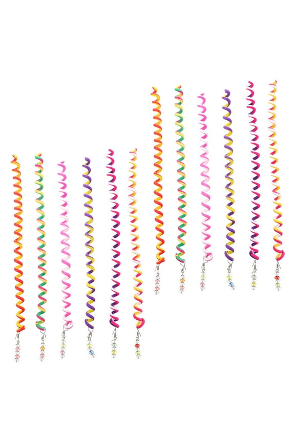 12Pcs Hair Styling Tools Kids Plastic Assorted Color DIY Hairstyle for Girls Daily Hairstyle