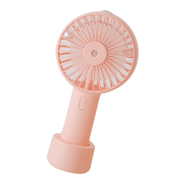 OATIPHO USB Personal Fan Humidifier Handheld Pink for Travel and Cooling