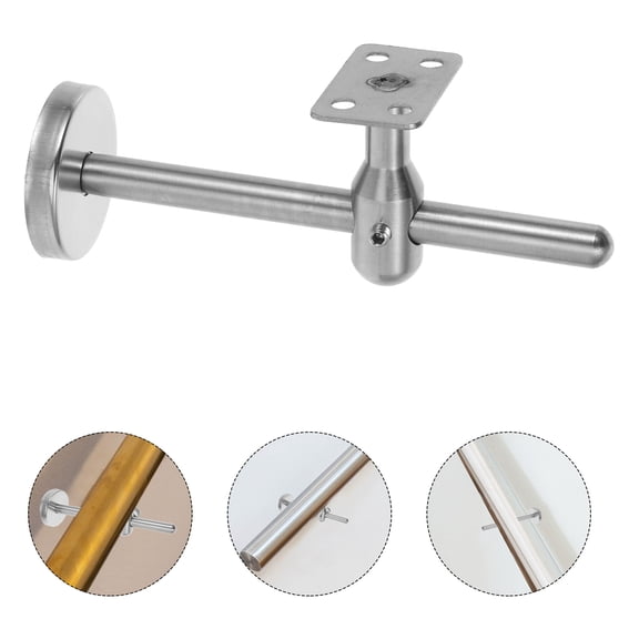 OATIPHO Wall Mounted Stainless Steel Handrail Support Brackets for Staircases with Thick Rust Resistant Material
