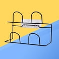 thumbnail image 1 of OATIPHO Hanging Shoe Storage Organiser Shoes Rack Iron 1Set Wall Mounted Organizer Black, 1 of 6
