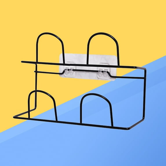 OATIPHO Hanging Shoe Storage Organiser Shoes Rack Iron 1Set Wall Mounted Organizer Black