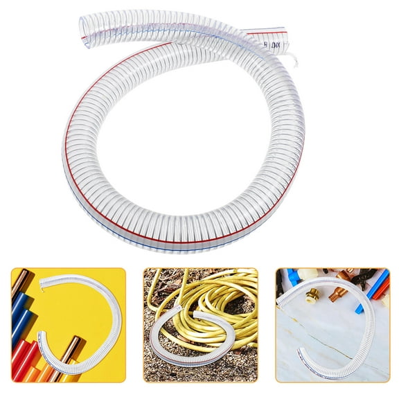 MUSEYA Heavy Duty PVC Steel Wire Hose for Engineering Projects 1Set