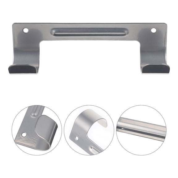 OATIPHO Wall Mount Ironing Board Holder Steel Hooks Double Hanging Rack for Office