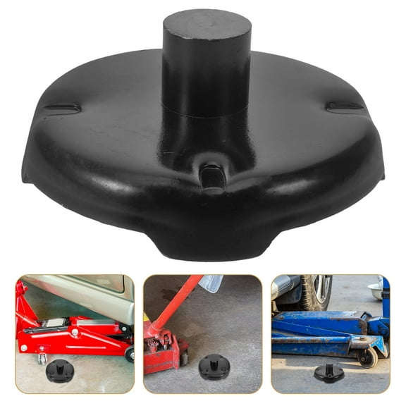 MUSEYA Hydraulic jack saddle Hydraulic Horizontal Jack Pad Black Steel 1Pcs for Weight Bearing