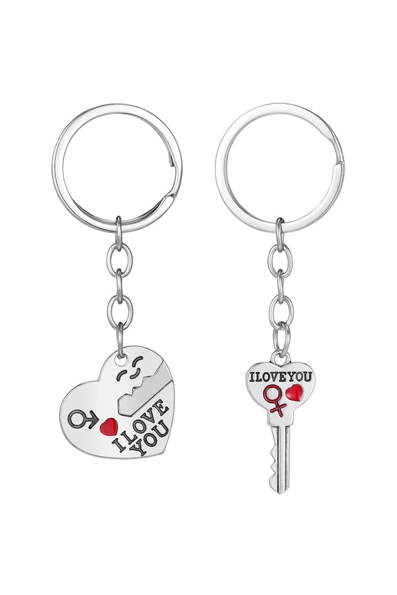 Cute Key Chains Multi Color Heart Design For Valentine S Set
