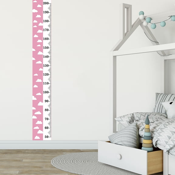 OATIPHO Wall Height Chart for Kids Growth Chart Canvas Rectangular 1Set