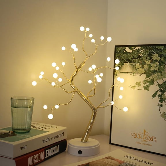 OATIPHO Garden LED Lamp Copper Wire Tree Light Waterproof Lawn Light for Outdoor Party and Anniversary