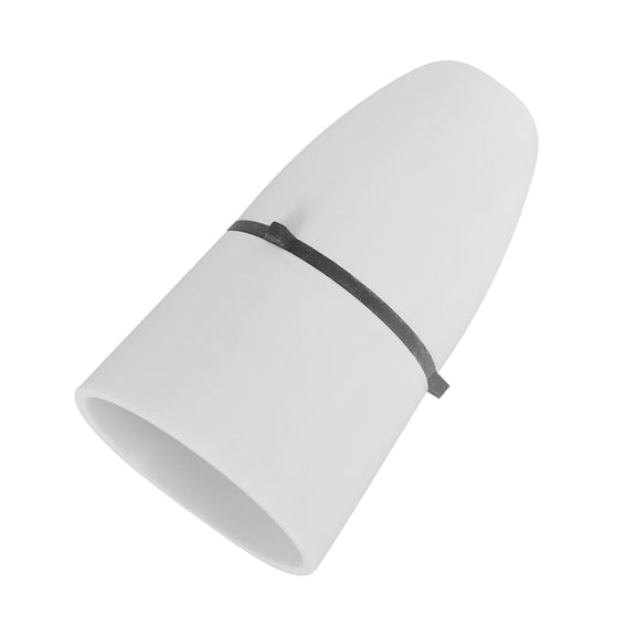 MUSEYA Compact White Retro Lamp Socket with Firm Connection for Home Use