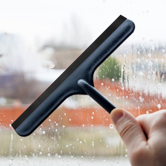 OATIPHO Flexible Black Rubber Squeegee p for Shower Door and Car Glass Cleaning