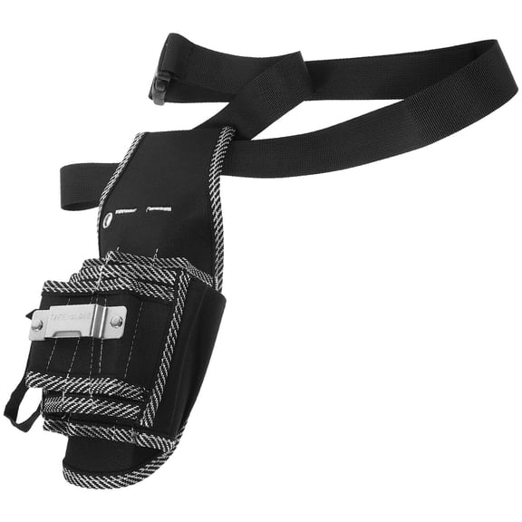 OATIPHO Wear Resistant Tool Pouch Black Utility Bag for Carpenters and Contractors